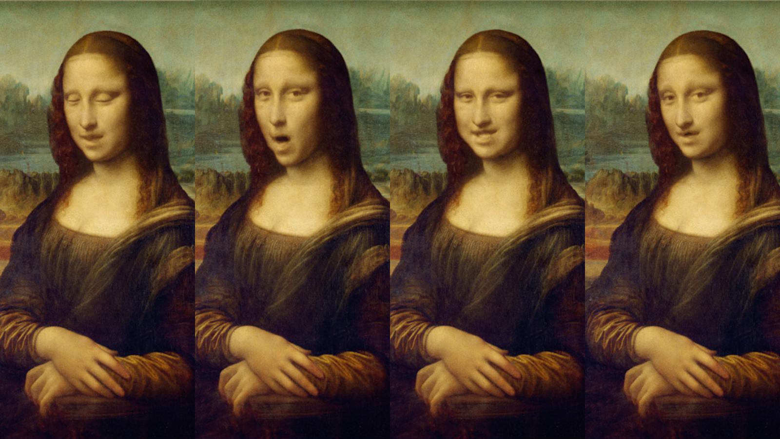 AI Mona Lisa Portrait Painting